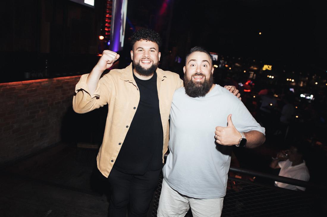 Quizman Dan and Stevo Live DXB, hosts of The Big Drunk Quiz